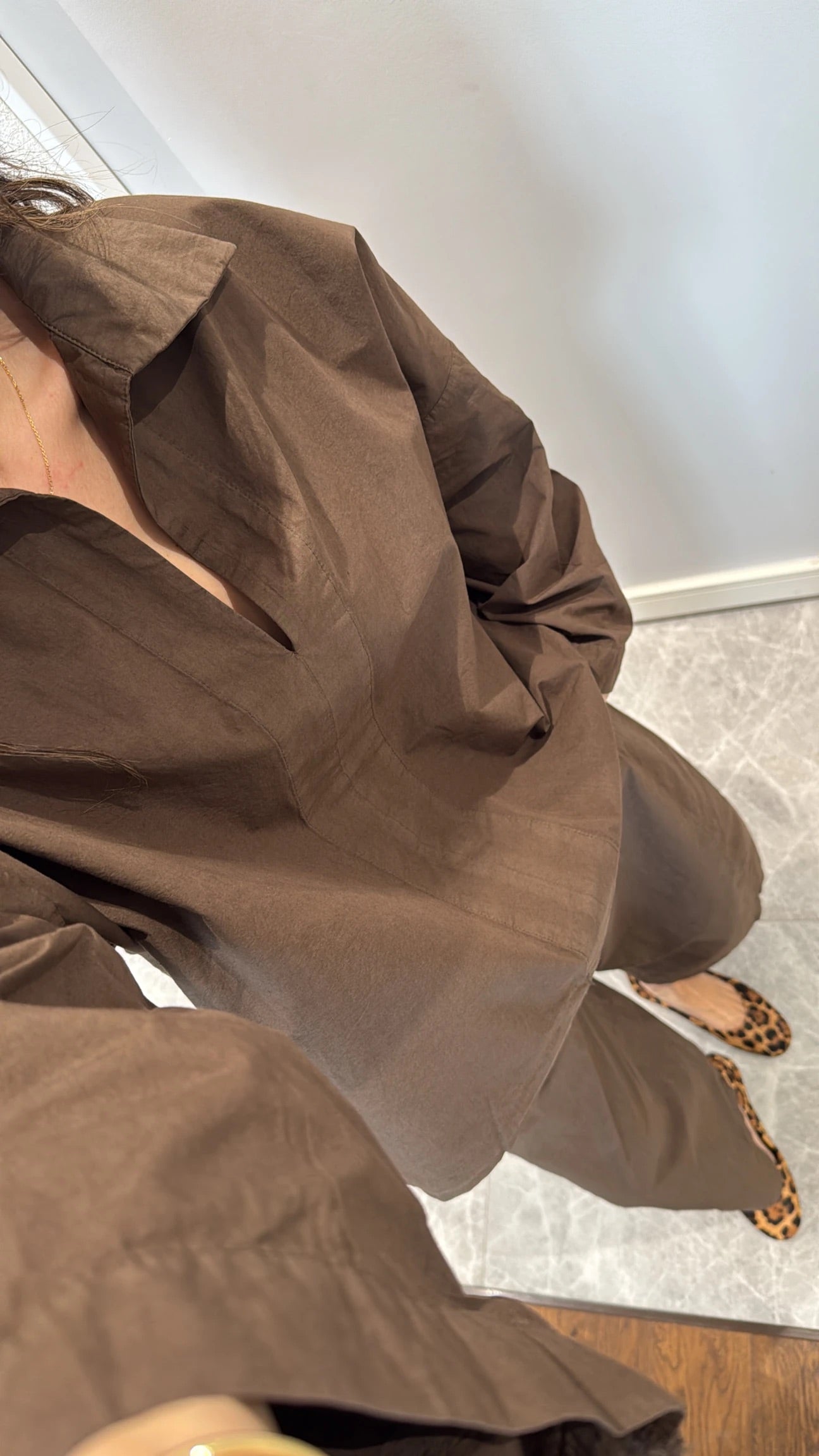 ZWEITEILIGES SET – Schokobraun