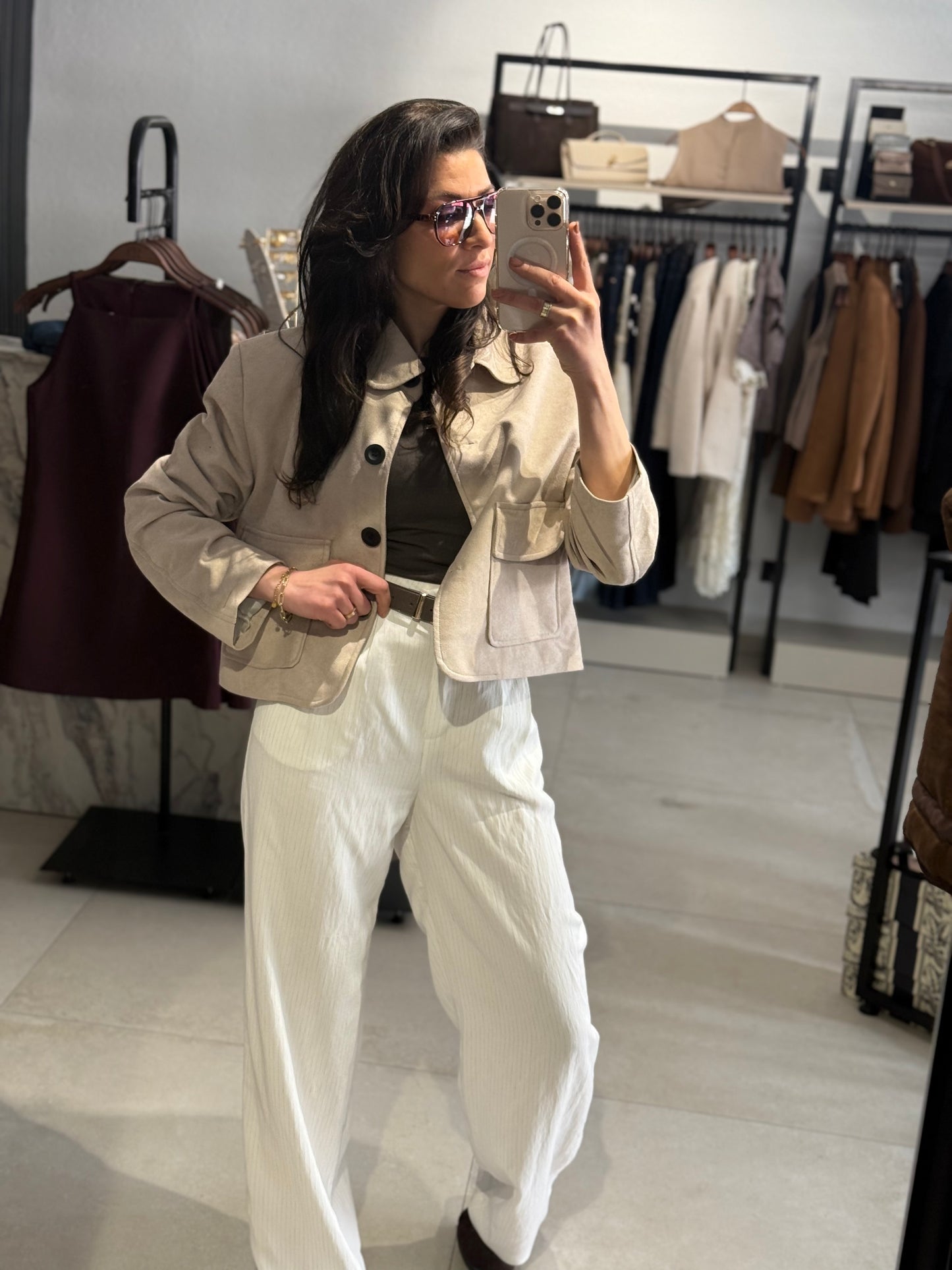 WEITE HOSE MIT GÜRTEL – Off-White