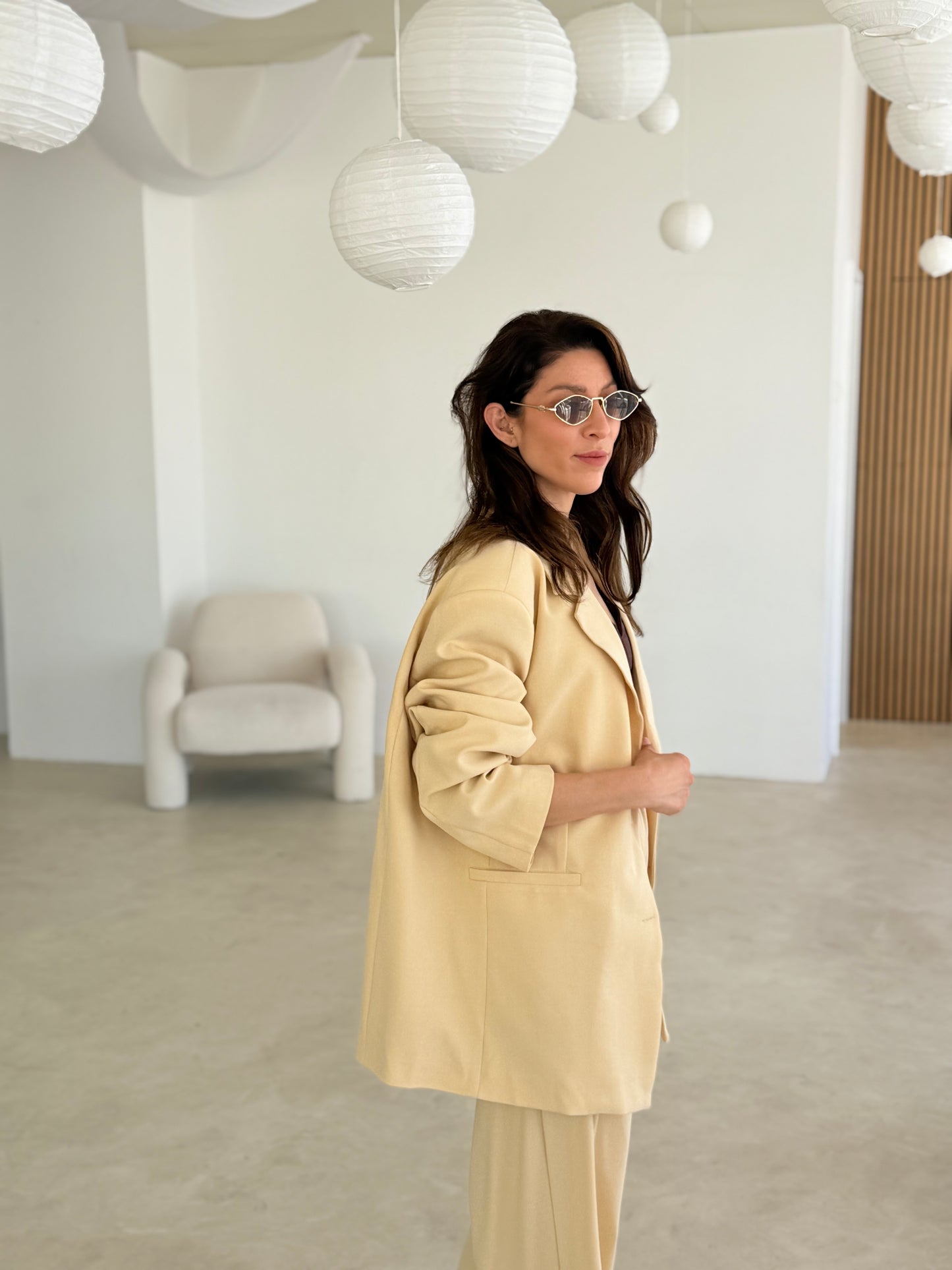 OVERSIZE-BLAZER “Butter Yellow”