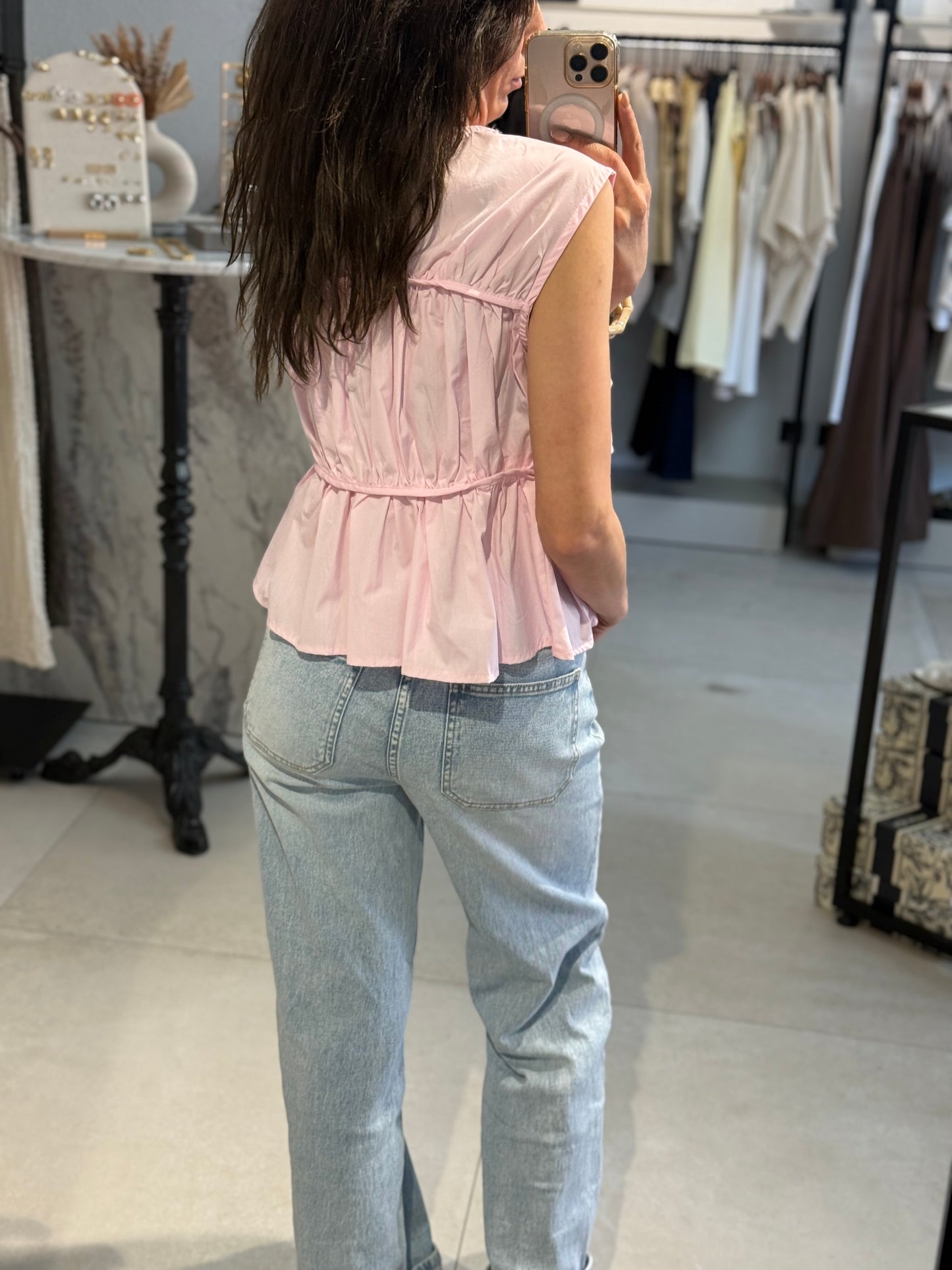 BLUSE AMÉLIE soft rosa
