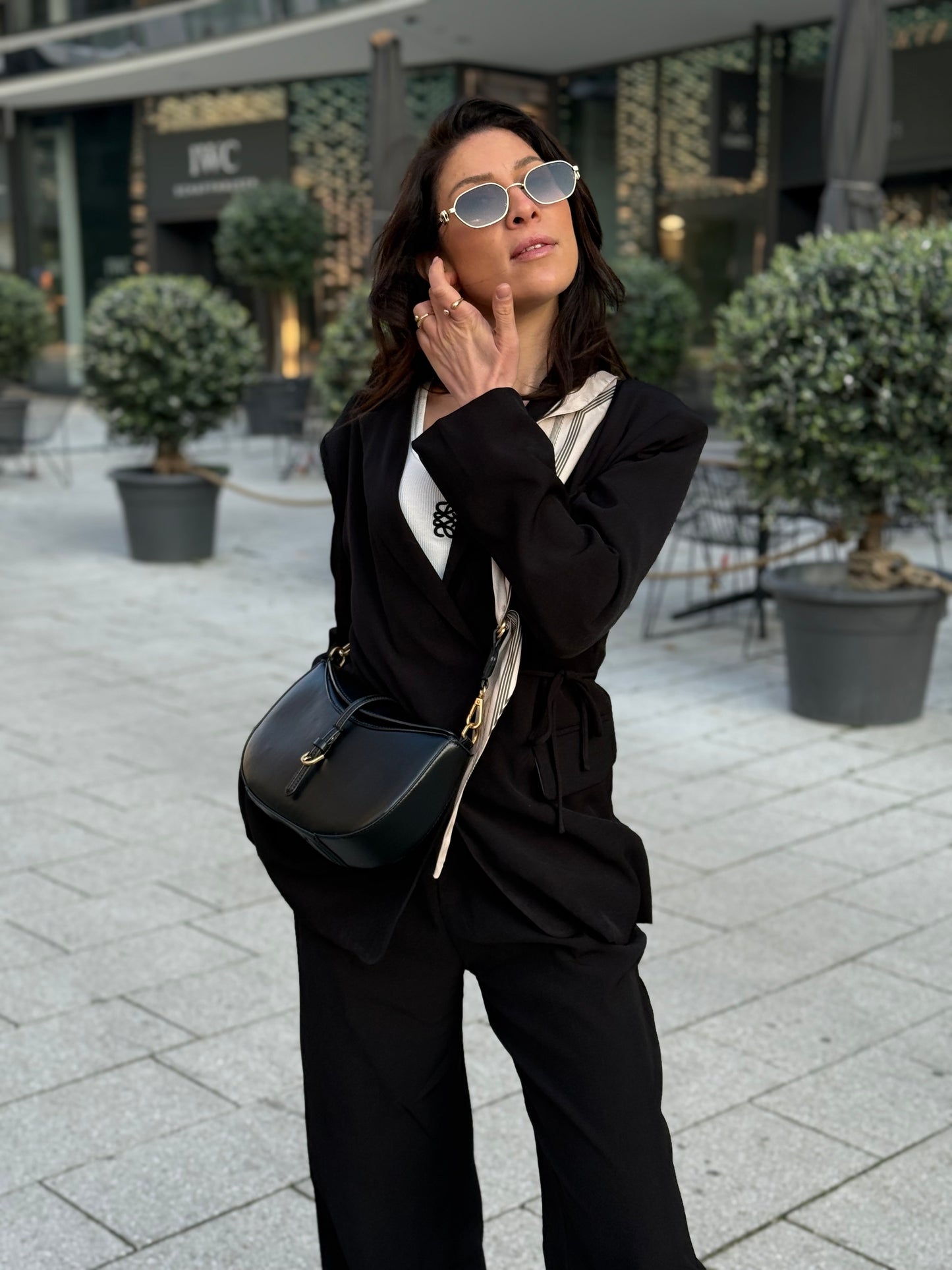 BLAZER MIT TAILLENZUG