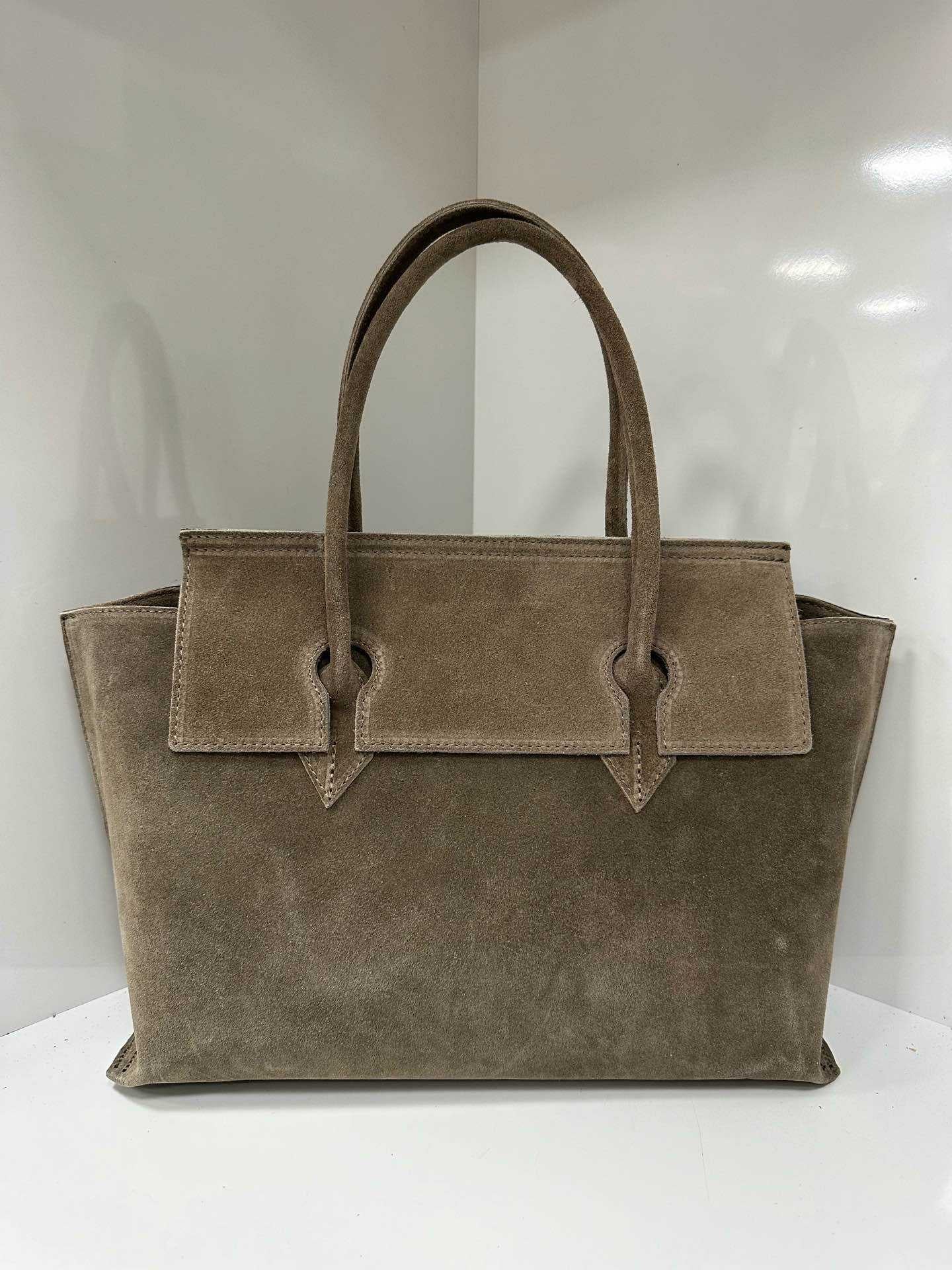 LEDER-TASCHE „MILANO SUEDE“