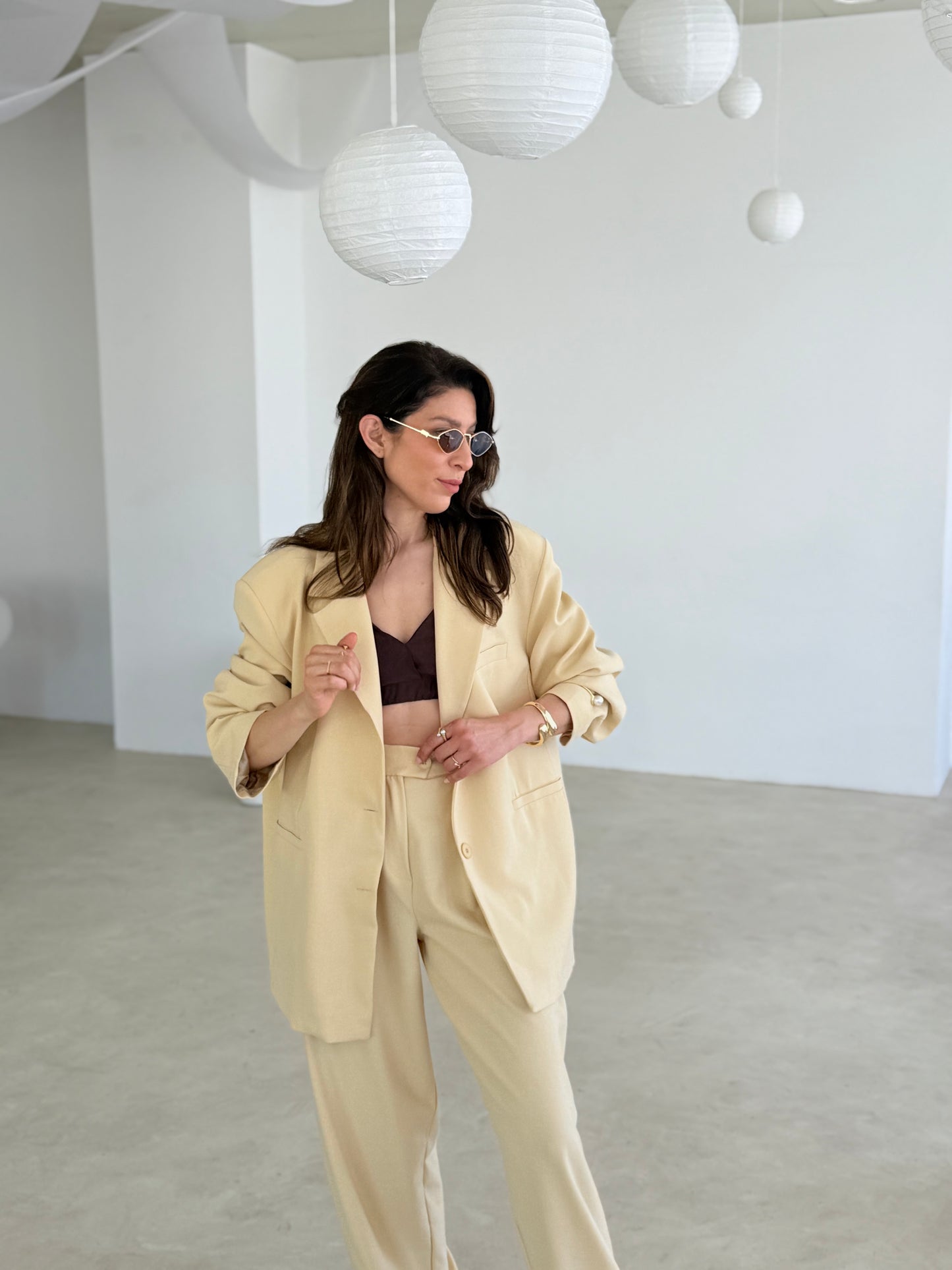 OVERSIZE-BLAZER “Butter Yellow”