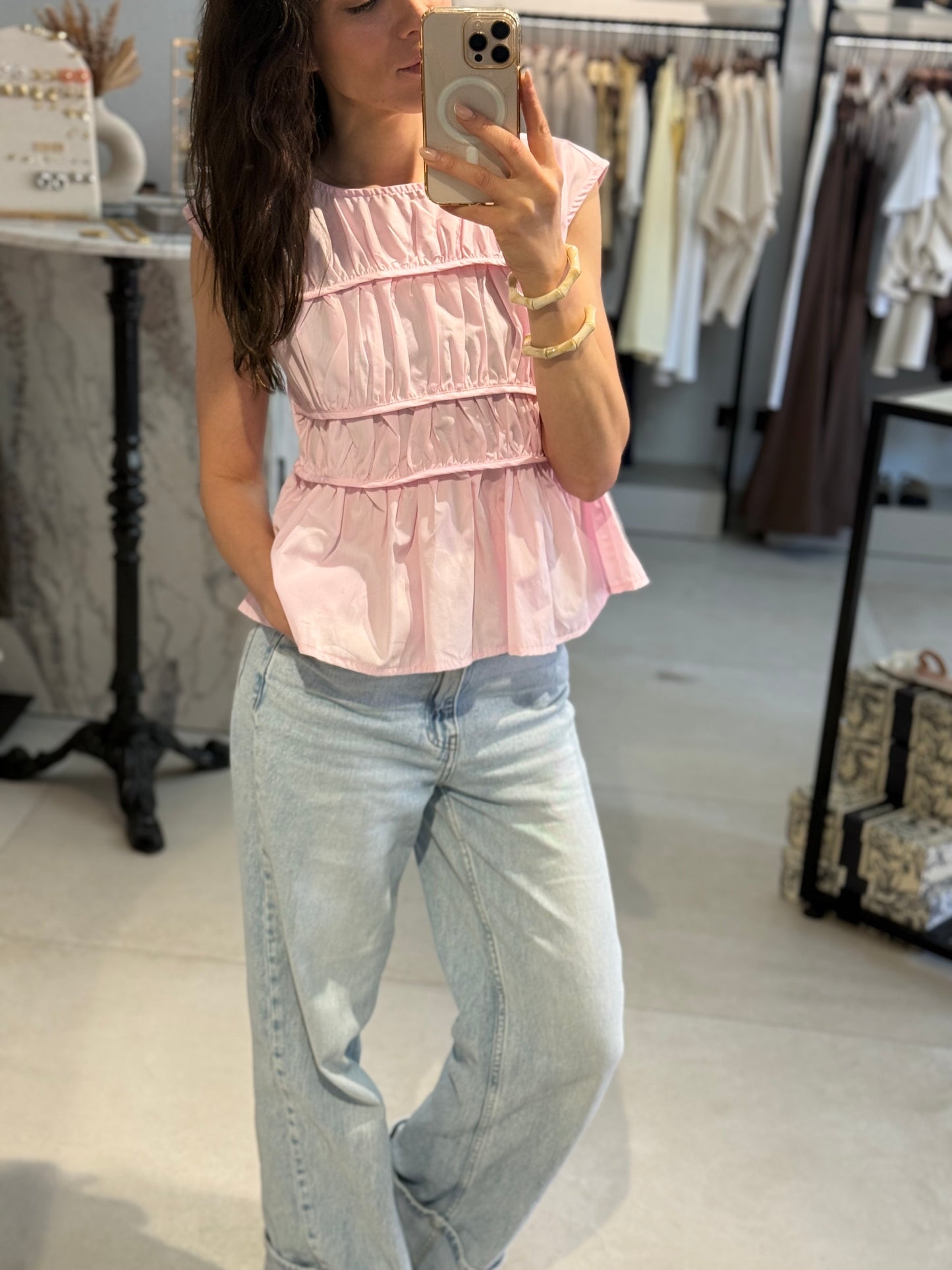 BLUSE AMÉLIE soft rosa