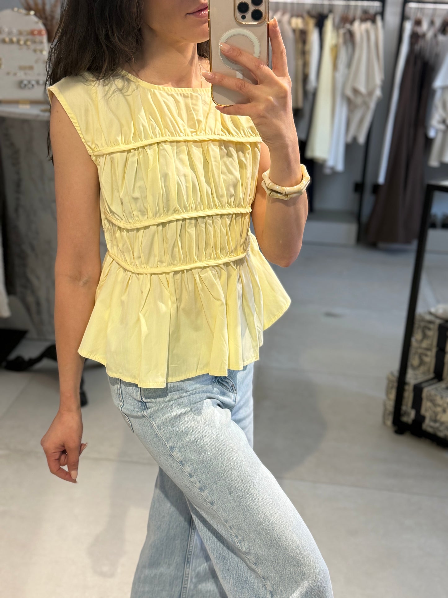 BLUSE AMÉLIE - Soft Lemon