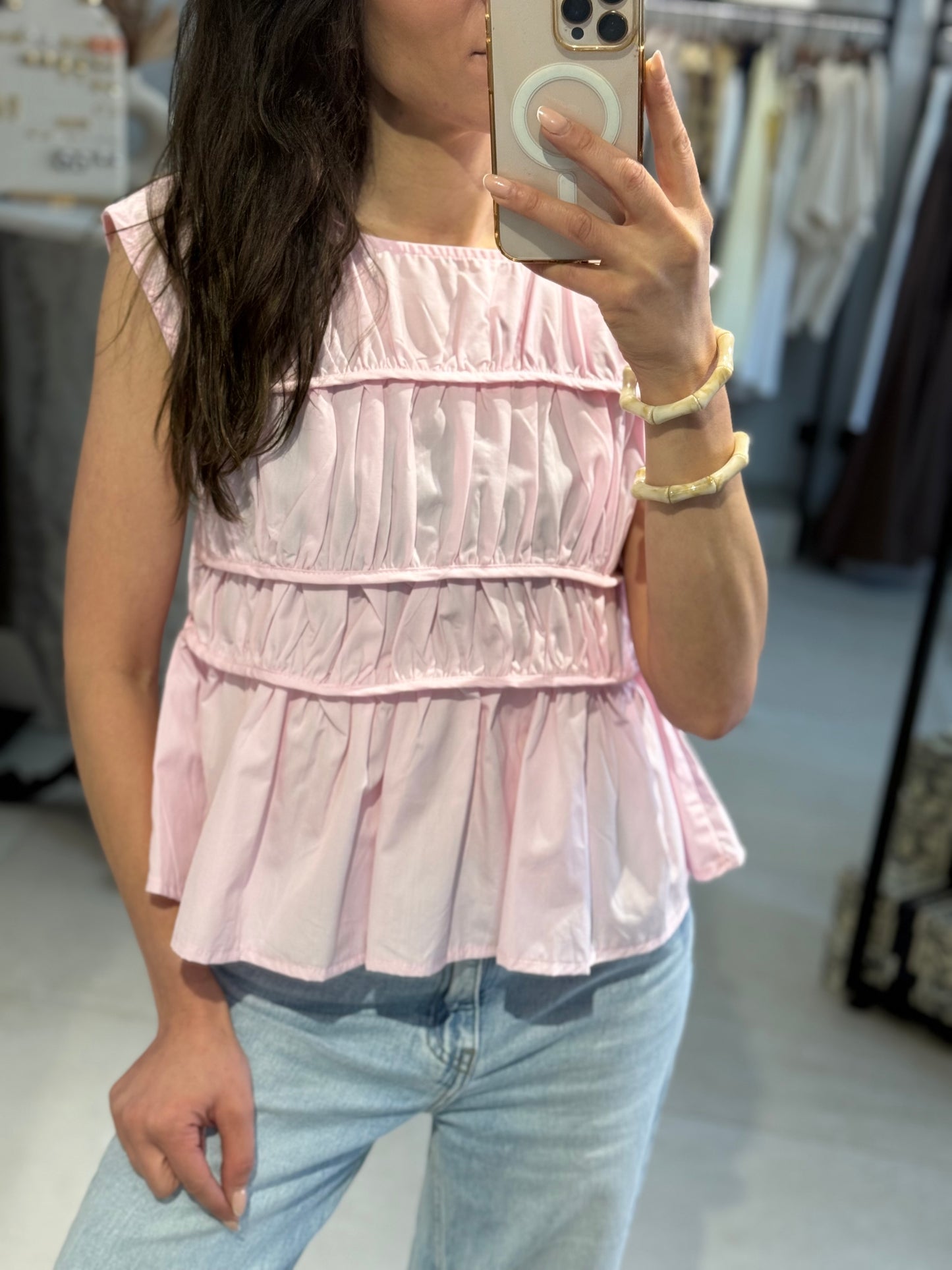 BLUSE AMÉLIE soft rosa