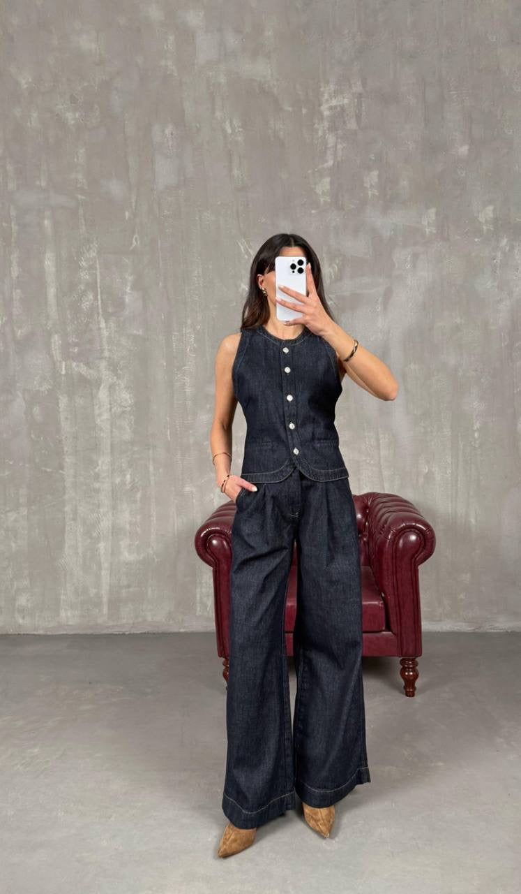 DENIM ZWEITEILER - STATEMENT LOOK