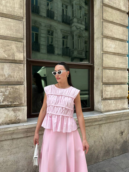 BLUSE AMÉLIE soft rosa