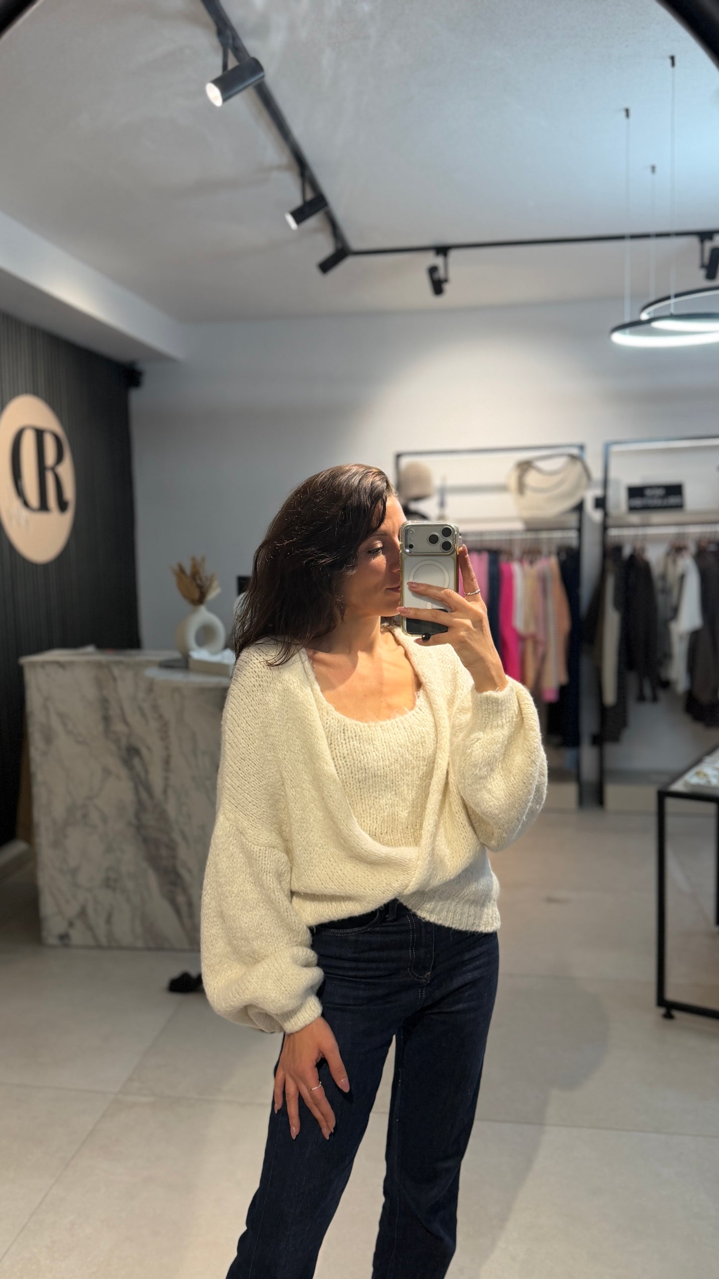 FLAUSCHI 2-TEILER TOP&CARDIGAN