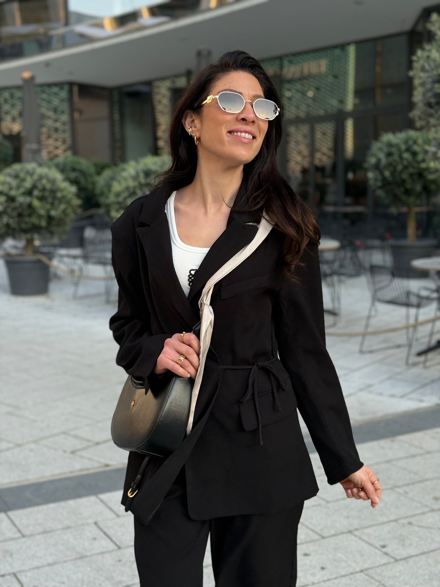 BLAZER MIT TAILLENZUG