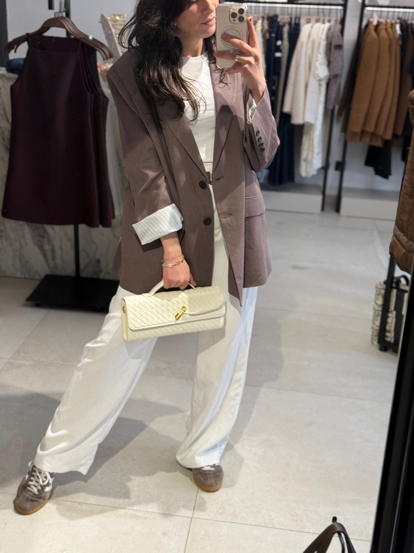 OVERSIZE LEINEN-BLAZER