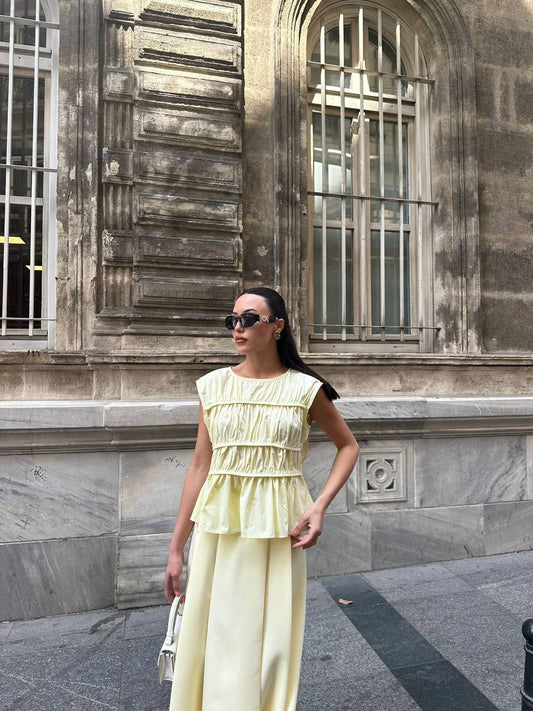 BLUSE AMÉLIE - Soft Lemon