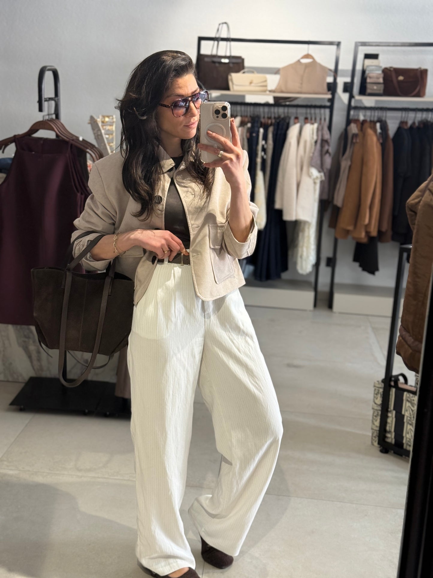 WEITE HOSE MIT GÜRTEL – Off-White