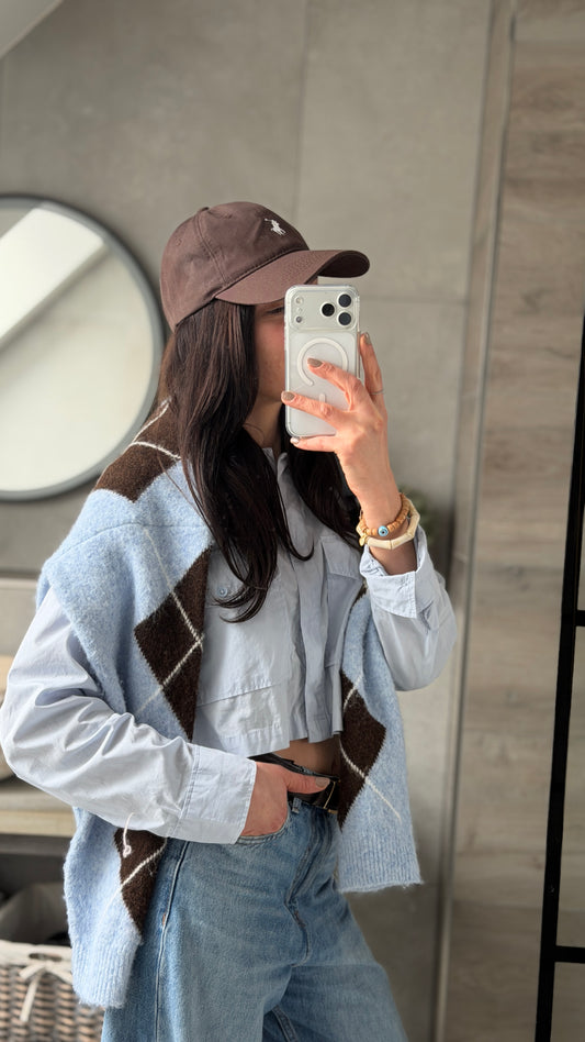 CARDIGAN SOFT BLUE