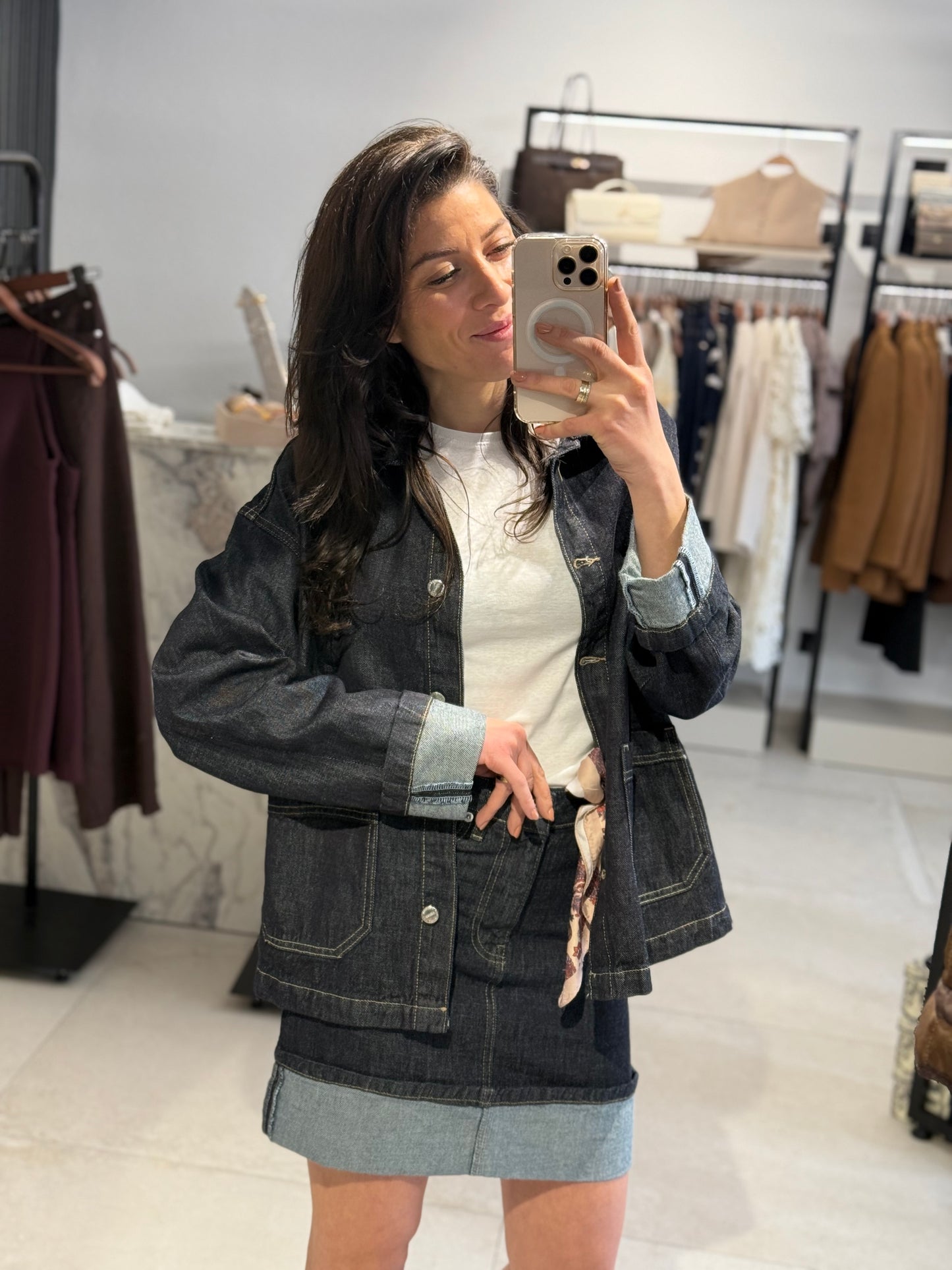 ZWEITEILER AUS DENIM