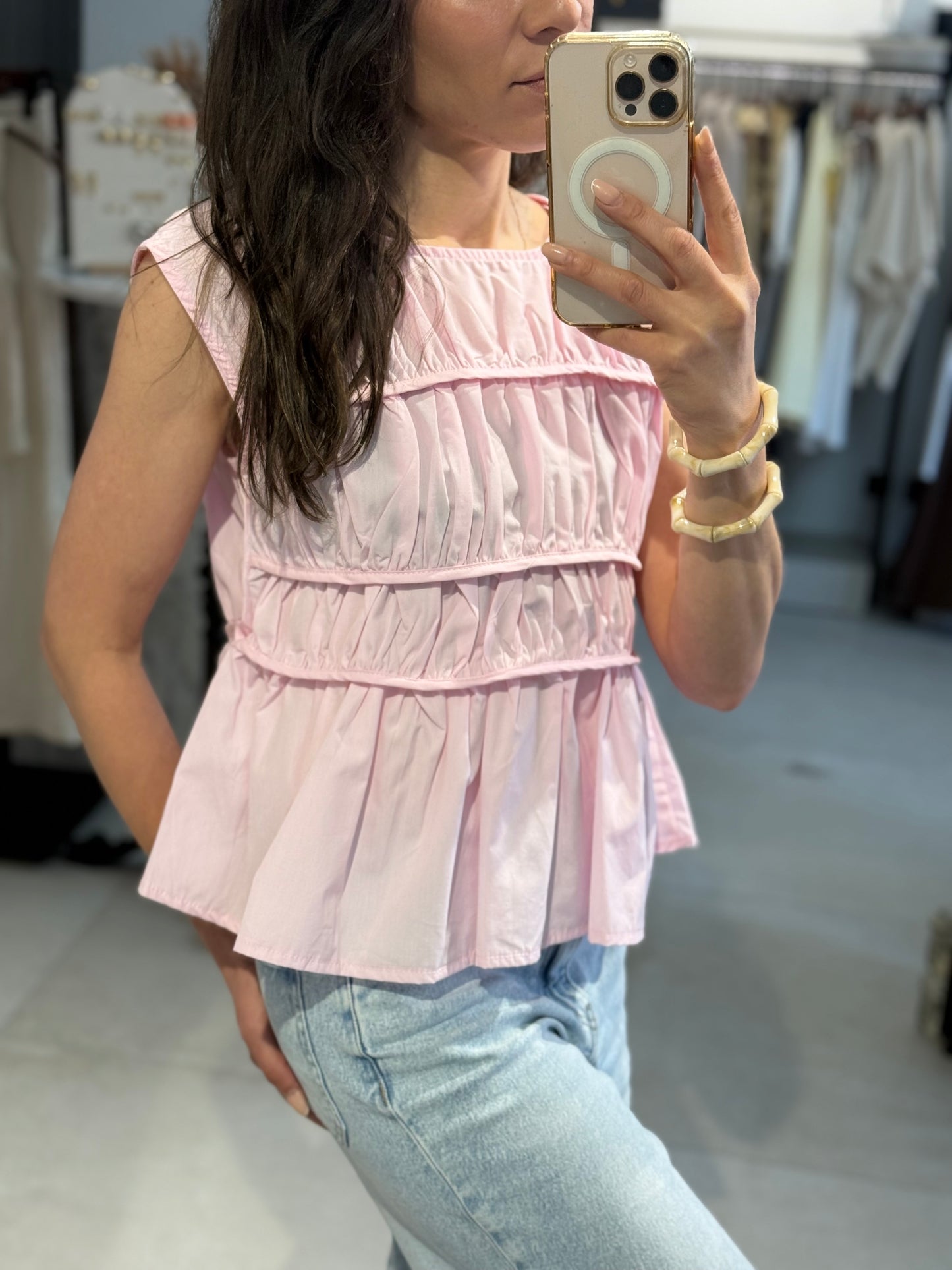BLUSE AMÉLIE soft rosa
