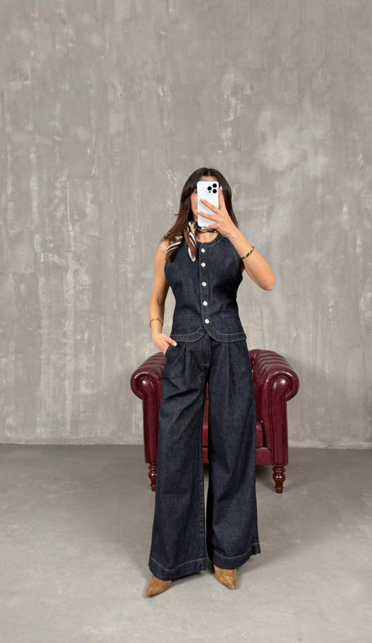 DENIM ZWEITEILER - STATEMENT LOOK