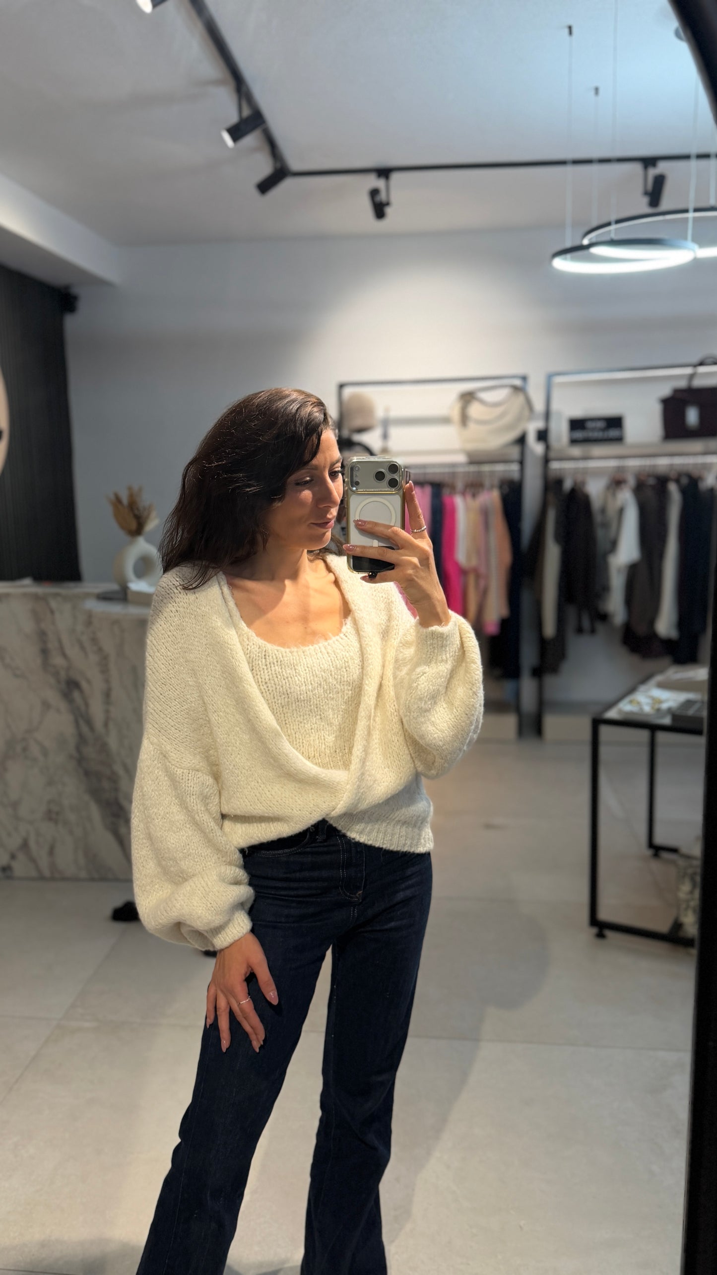 FLAUSCHI 2-TEILER TOP&CARDIGAN