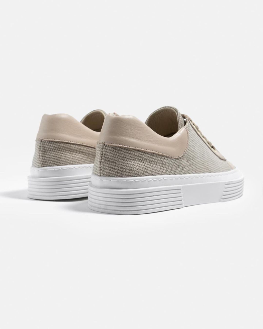 Sneakers natur Leinen