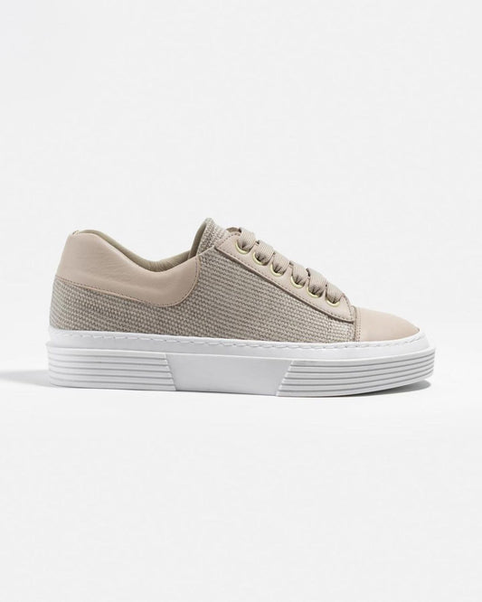Sneakers natur Leinen